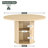 4 - Person Round Dining Table Set With Hidden Storage & 4 Upholstered Chairs-1973292298-1973292311