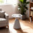 Outdoor End Table, Garden Accent Table