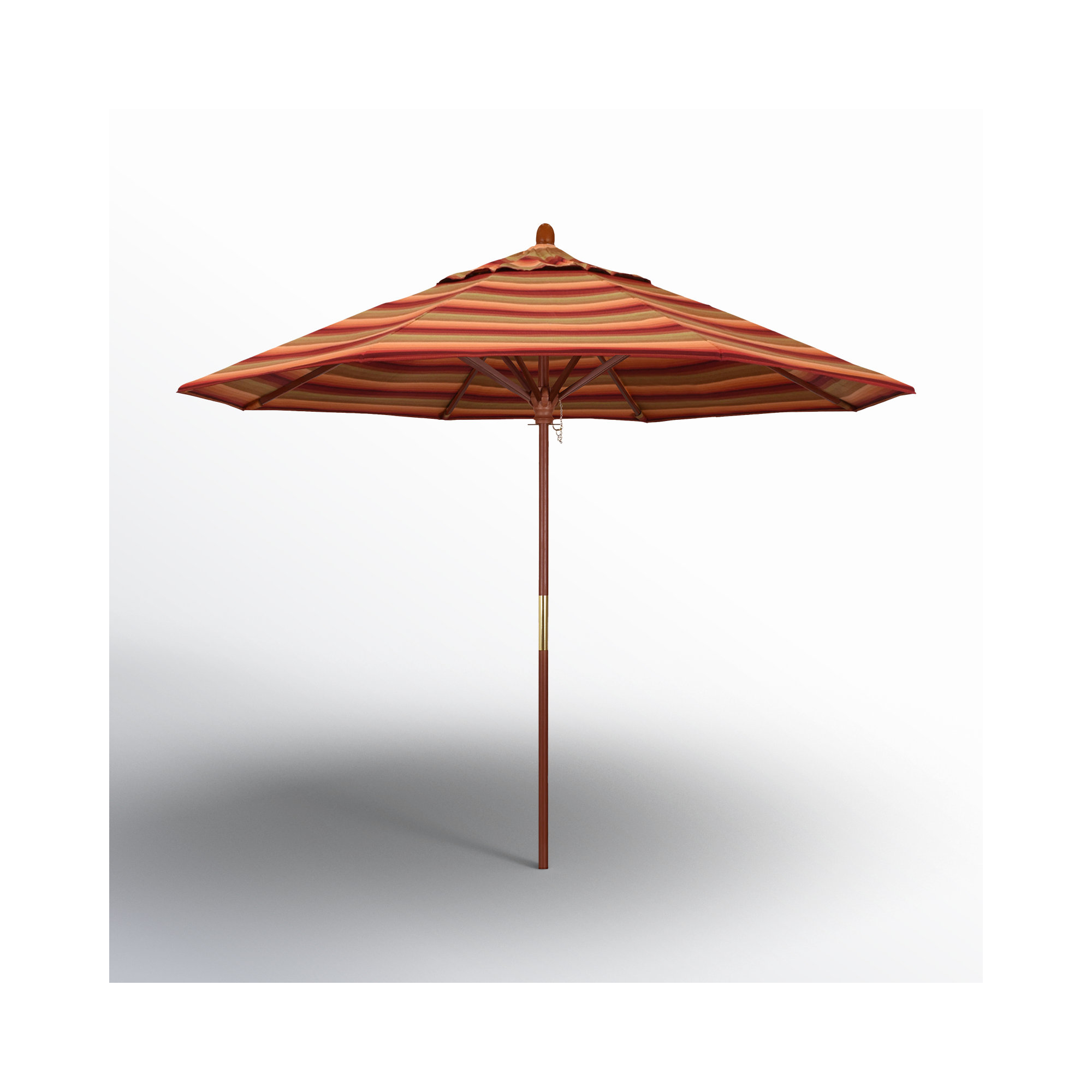 Manford 108'' Sunbrella® Outdoor Umbrella, Astoria Sunset Sunbrella®