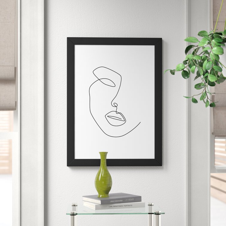 Line Drawing Canvas Print Couples Hands Love Art Painting Black White Home  Decor | eBay