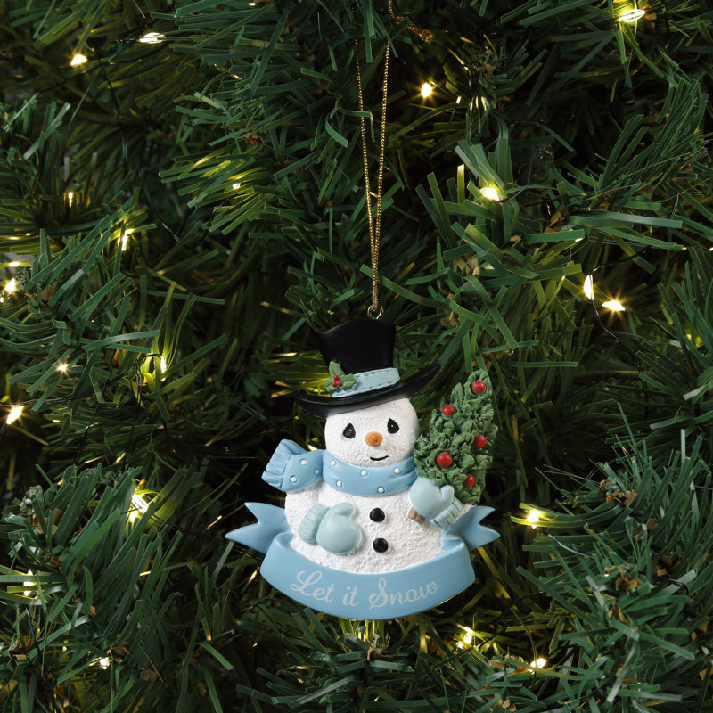 Ornement de Noël «Precious Moments Let It Snow»