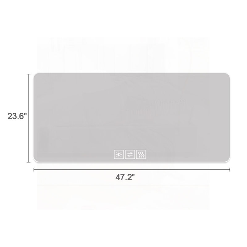 Miroir de salle de bain à DEL 48 * 24 po
