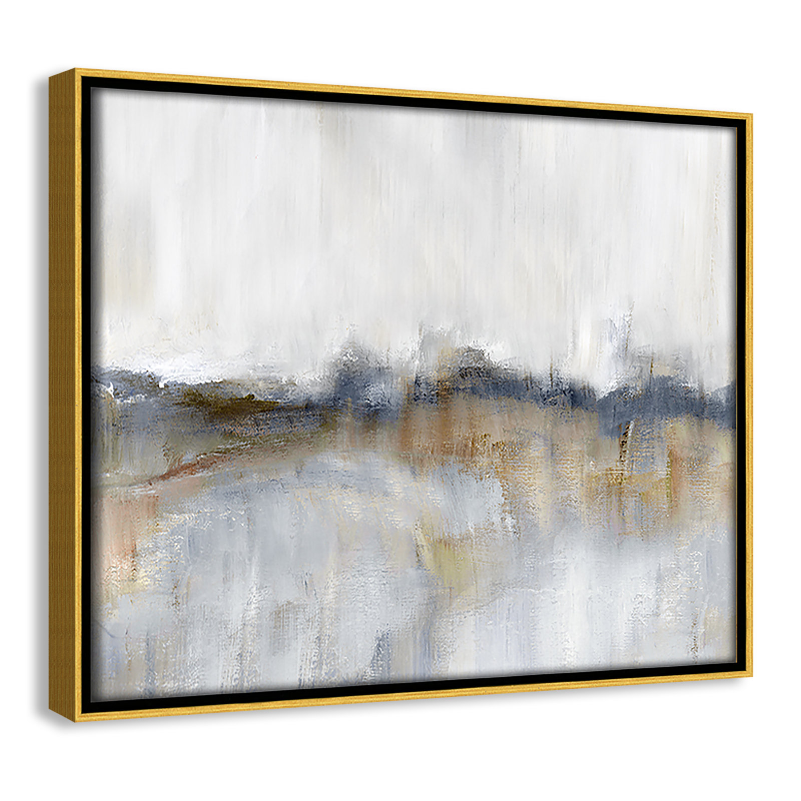 Autumnal Tide Print by Nan, 9.5" H x 11.5" W, Gold