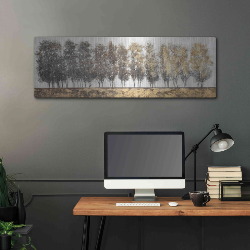 Luxe métal Art «Gilt Foliage» par Tim O'Toole, Meta «Luxe métal Art Gilt Foliage» par Tim O'Toole