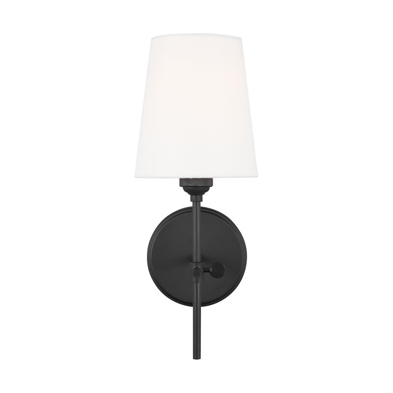 Baker 1 - Light Bath Sconce, Midnight Black, No