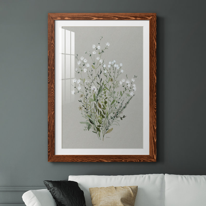 Bouquet de grâce II - Reproduction d'art sur papier encadré, H 31,5 po x l 23,5 po x P 1,5 po, Érable