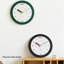 Horloges murales noires modernes rondes-126170484
