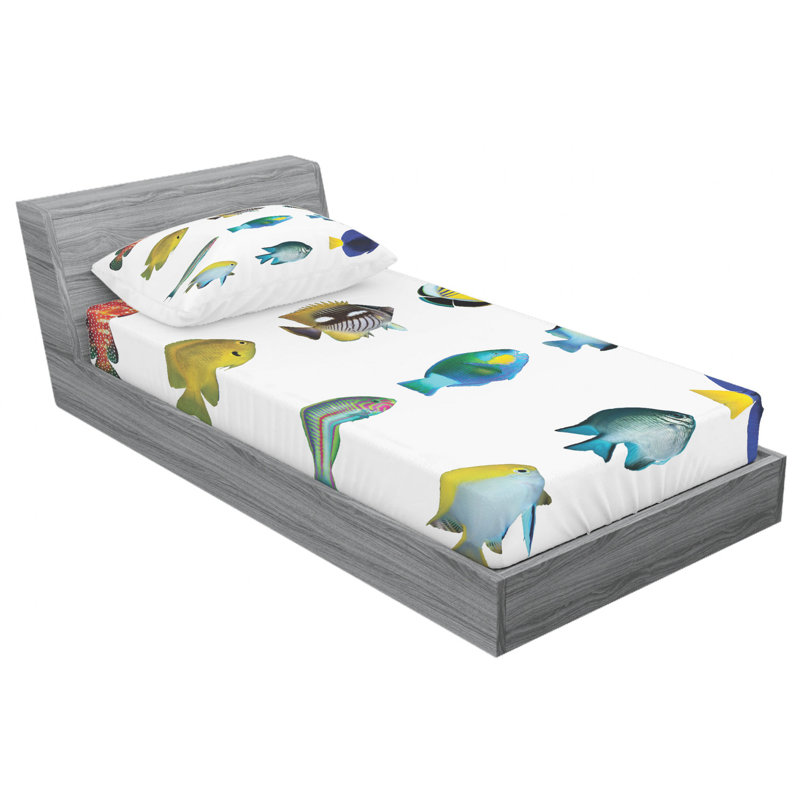 Microfiber Sheet Set, Twin XL Sheet Set with Fitted Sheet