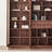 Pure solid wood black walnut bookcase