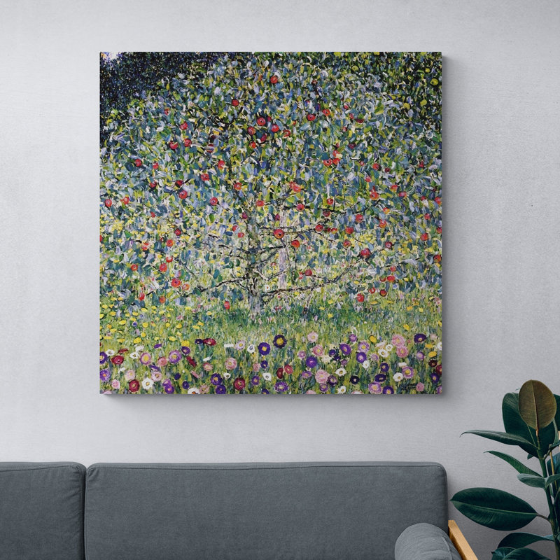 Apple Tree by Gustav Klimt - Wrapped Canvas Print, 61cm H x 61cm W x 3.81cm D