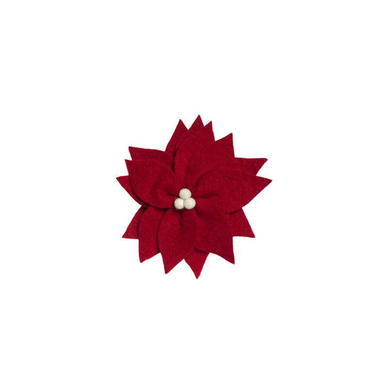 Poinsettia Christmas Tree Topper
