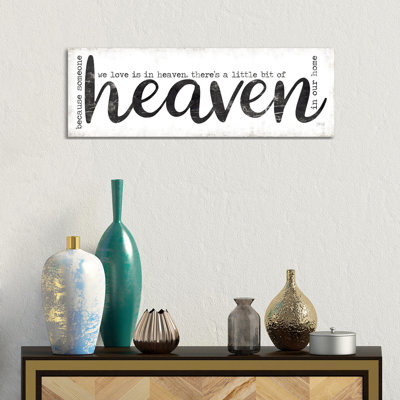 Heaven In Our Home by Marla Rae - Panoramic Print on Canvas