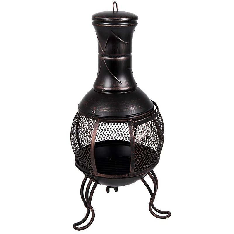 Cateisha Novelty Wood Burning Smokeless Chimnea