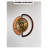 Orange Brown Golden Leather Round Wall Clocks