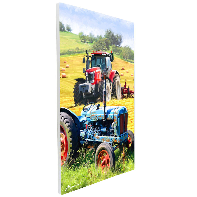 MACNEIL STUDIOS Traditional Transportation Wall Decor on Ceramic
