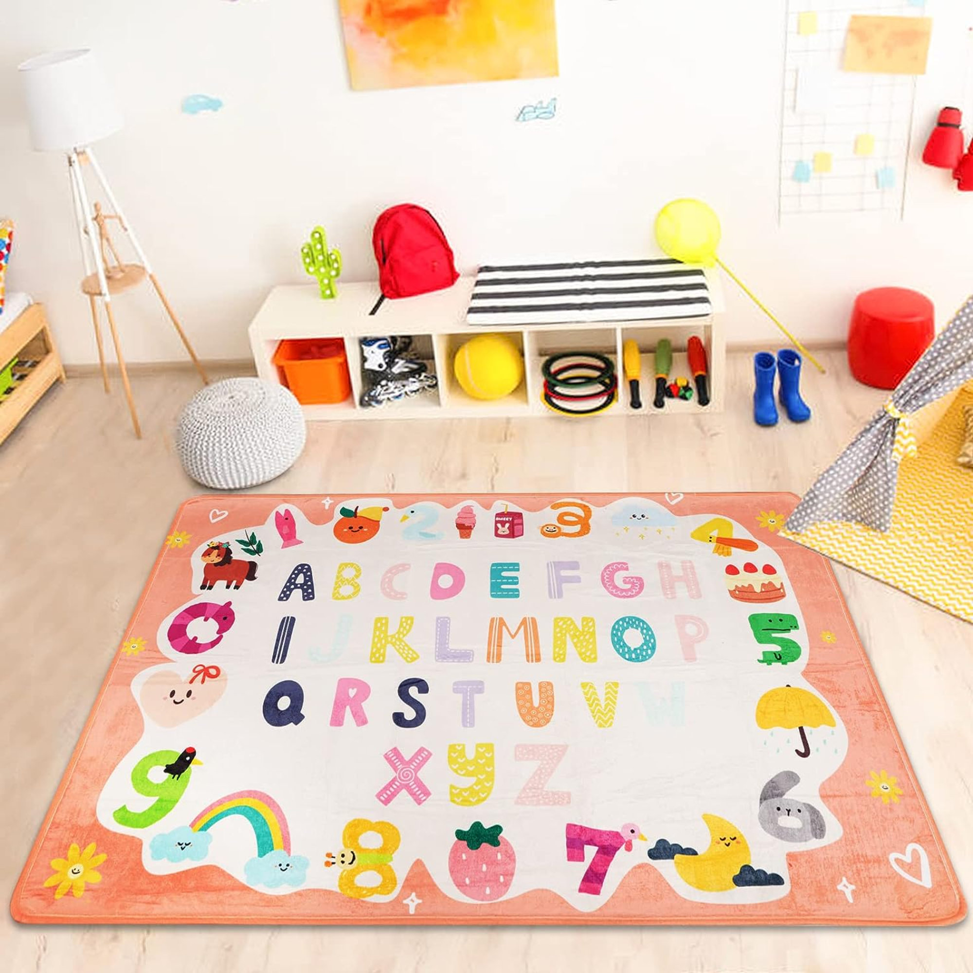 Toddleroo by North States 71 x 71 Foldable ABC Padded Play Mat