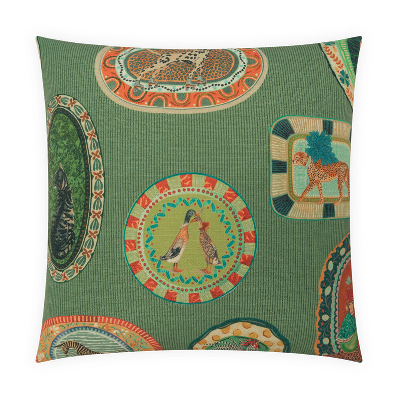 Maison Fauna Throw Pillow, Square 22"