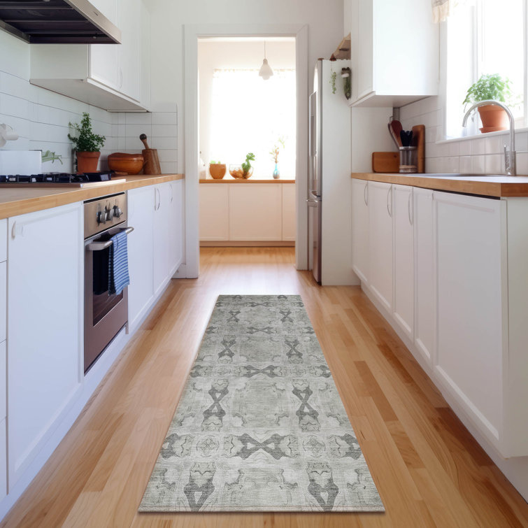 Premium Machine Washable Cerrito AMF564 Ivory Rug