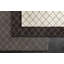 Gaia Hand Knotted Wool Geometric Area Rug in Brown/White-1742601303