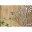 Ensemble de 2 sculptures murales en métal avec accents d'oiseaux 17 x 5,5 x 22 po