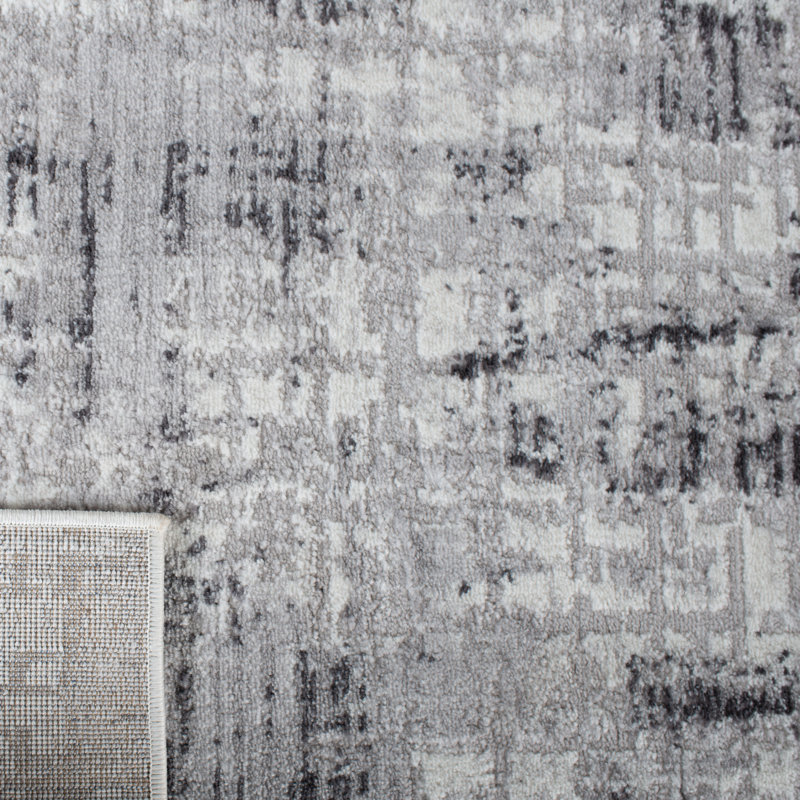 Zaid 700 Performance Abstract Rug, Square 6'7"