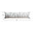 Long Patterned Cotton and Linen Lumbar Pillow