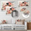 «Pink Fragrant Impressions Perfumes» - Art mural en métal sur parfums MT135717-909112579