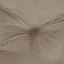 Coussin de jardin pour l'extérieur en tissu taupe Oxford 100% polyester-115167834-115167836