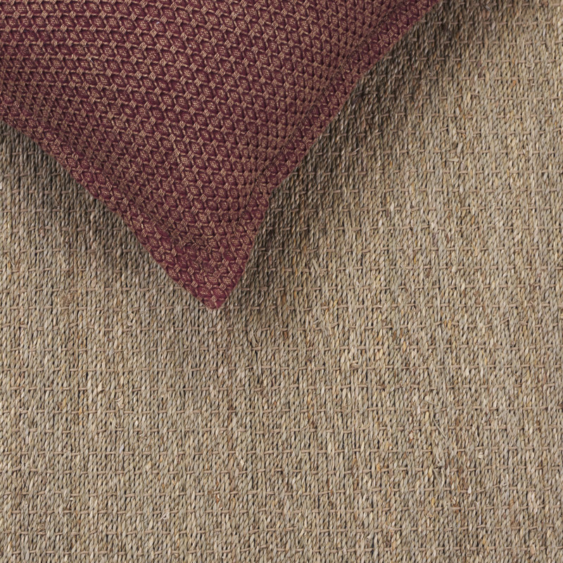Natural Fiber 111 Performance No Pattern Rug, Square 3'