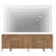 Buffet 4 portes 94,5 po en bois rosé 94,5 po-876399179