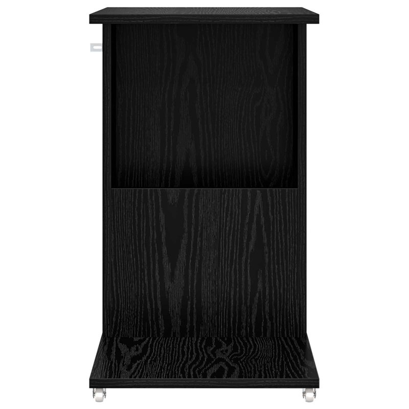 End Table, Black Oak
