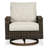 Estill Swivel Wicker Outdoor Lounge Chair