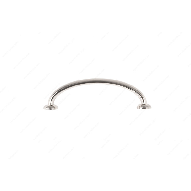 Poignée arche en métal 3 25/32 po Expression Traditional, Nickel brossé