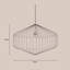 35cm H Cardboard / Paper Oval Pendant Shade in White