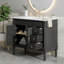 Ensemble de meuble-lavabo 36 po avec lavabo en céramique, rangement moderne-526662998-526662993