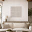 Bohm, ensemble de 4 art mural dimensionnel champignon 22 x 22