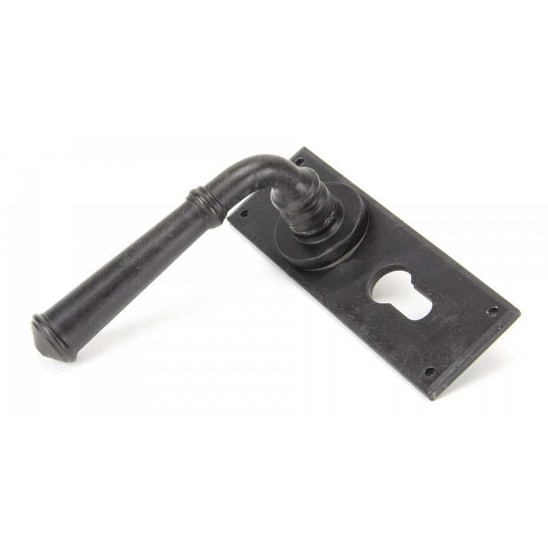 Regency Lock Door Handle Kit, External Beeswax