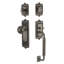 Windsor Handleset with Single Cylinder Deadbolt and Door Knob and Rosette-776415363-786154836