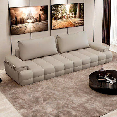 Italian minimalist Lawrence in-line sofa