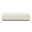 Confortable repose-pieds beige granuleux de 52 pouces au look distinctif du tissu texturé, polyvalent comme siège ou siège relaxant, confortable et solide pour la décoration intérieure en pouces, design, fonction, siège, construction