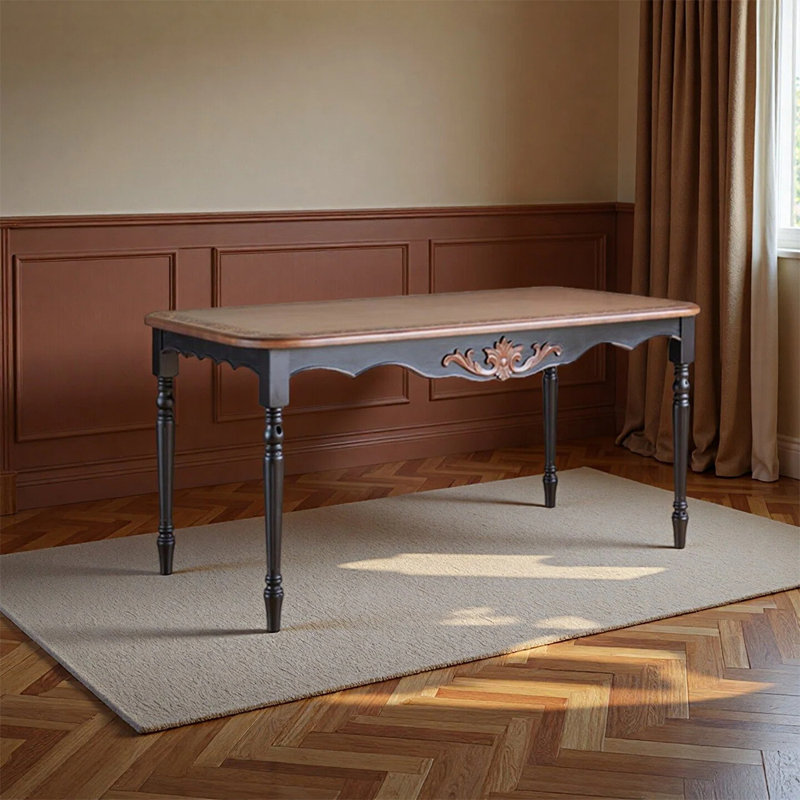 Table de salle à manger rétro tendance, H 29,92 po x L 62,99 po x l 31,49 po