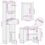 Bathroom Furniture Set 3 Pcs38 X 33 X 160 Cm-1928859893
