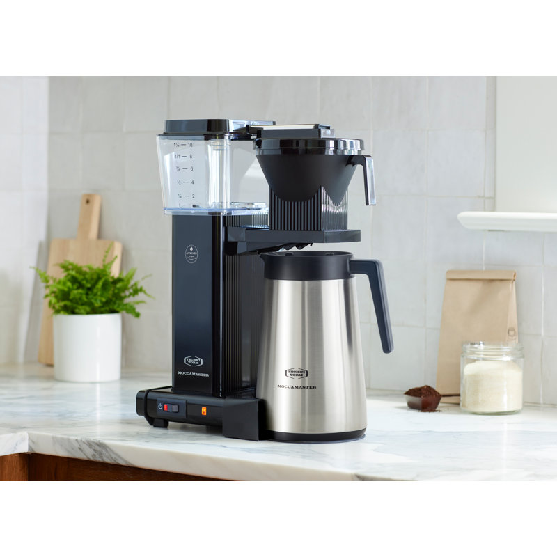 Cafetière à 10 tasses Moccamaster, Noir