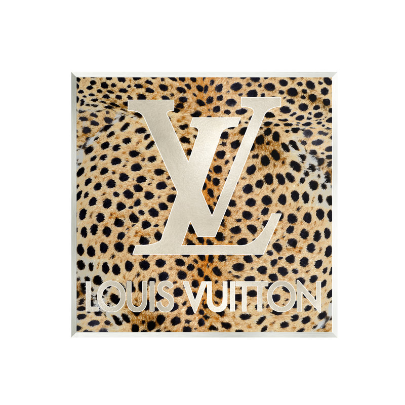 Glam Brand Cheetah Spots par Madeline Blake, Bois sans cadre, H 12 po x l 12 po x P 0,5 po