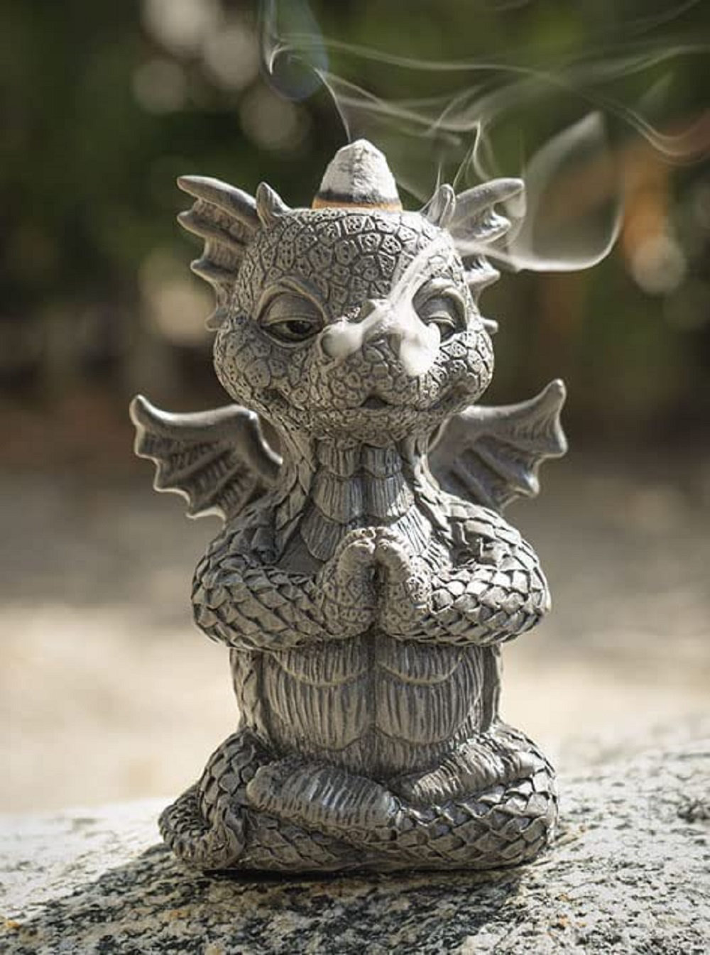 Ceramic Backflow Incense Burner Waterfall Dragon/Buddha's hand/Boat  Ornament 