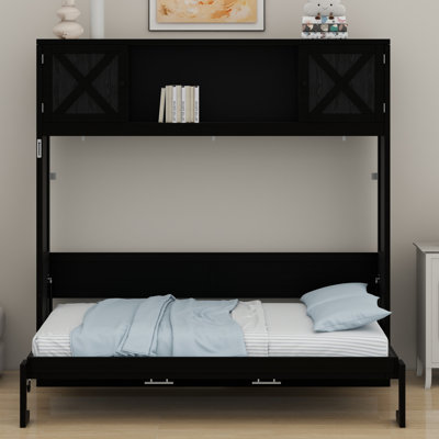 Lit escamotable avec armoires de rangement