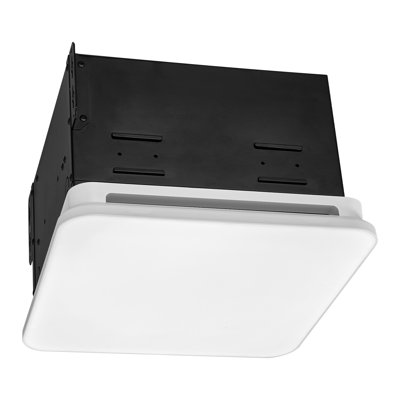 Ventilateur de salle de bain pour salle de bain avec lumière DEL, évent de salle de bain 80 CFM 4000K, ventilateur de plafond à moteur à 1,5 bruit à faible bruit pour salle de lavage, salle de rangement, ventilation domestique, blanc