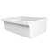 Whitehaus Collection 36" Single Bowl Fireclay Kitchen Sink - Reversible Lip Front Aprons