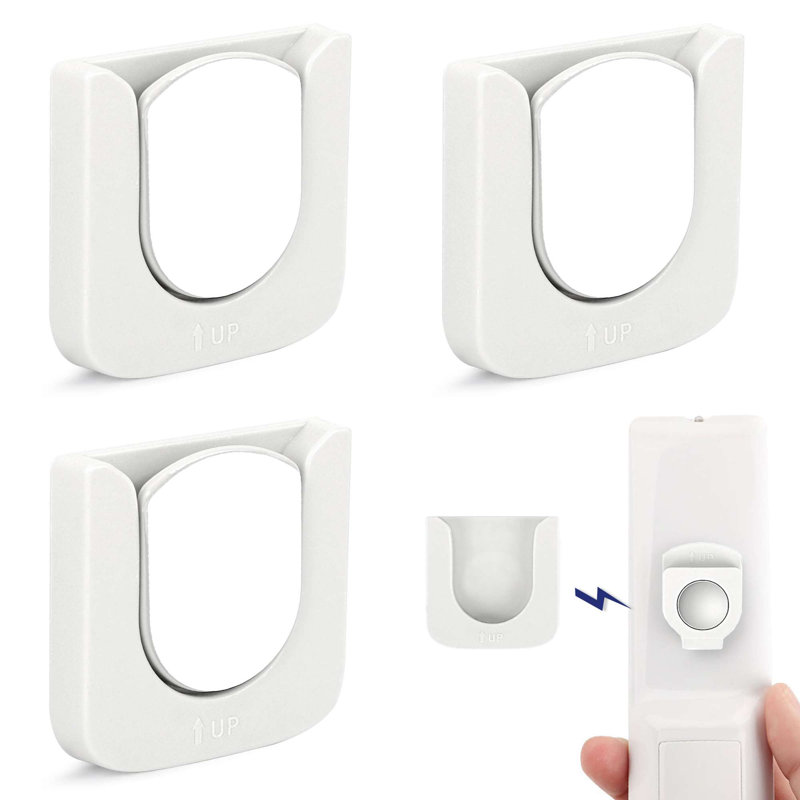 3 Pcs Magnetic Remote Control Holder Wall Mount No-Drill Self-Adhesive Organizer Storage for TV, Fan, Air Conditioner Remotes