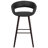 Palafox 24'' High Contemporary Vinyl Counter Height Stool with Wood Frame-24691099-45046347